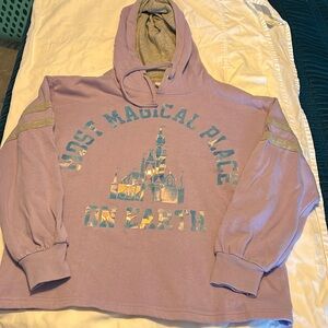 Disney park hoodie.